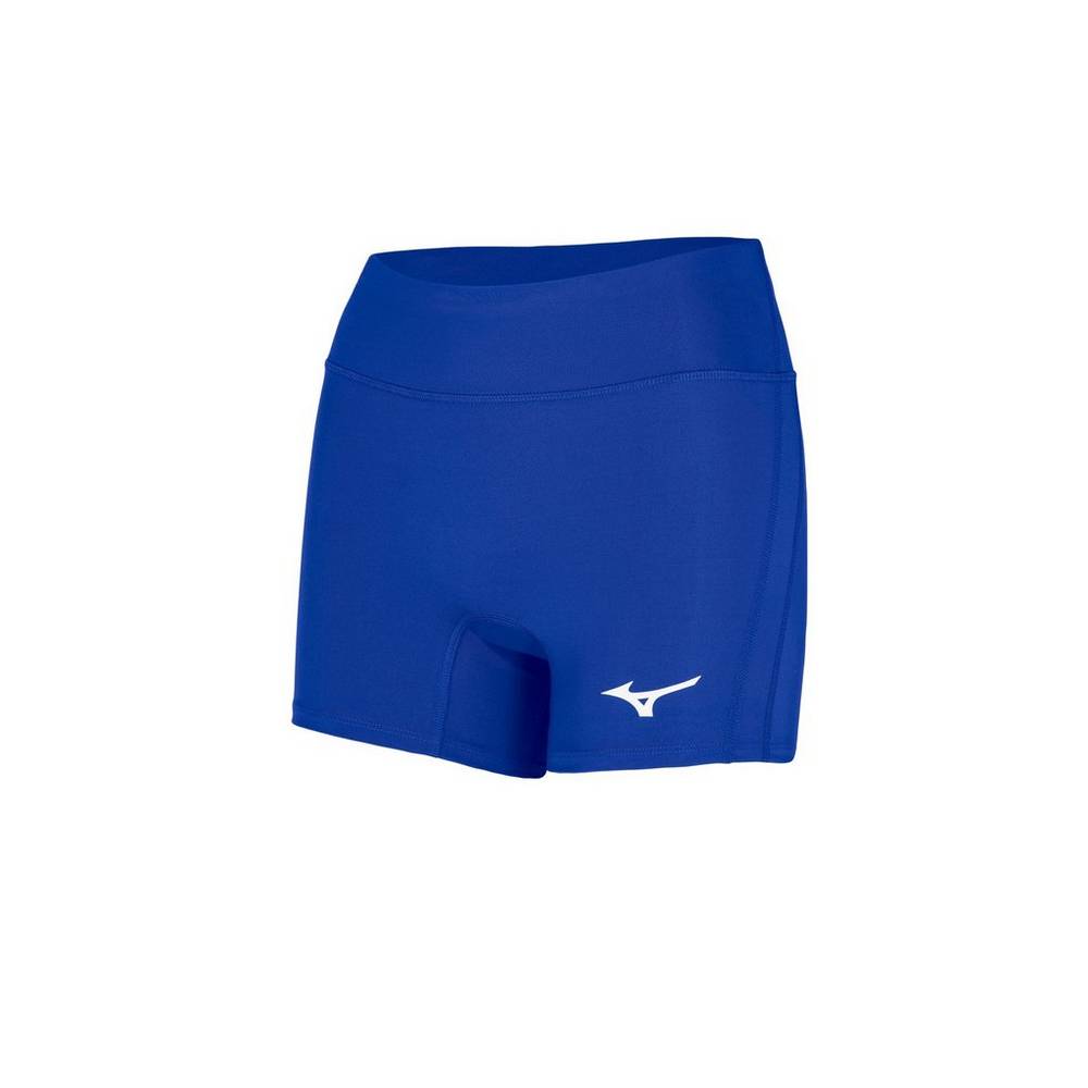 Calções Mizuno Voleibol Elevated 4" Inseam - Mulher - Azul Marinho - YCJNZ5760